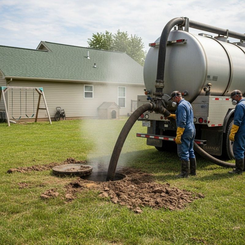 Local Septic Tank Pumping Service pros at work